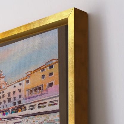 Landscapes Abstract Modern Art Large Canvas Paintings. Framed Digital Reprints of Famous and Vibrant Artwork (LDWA03) - Khirki.in 