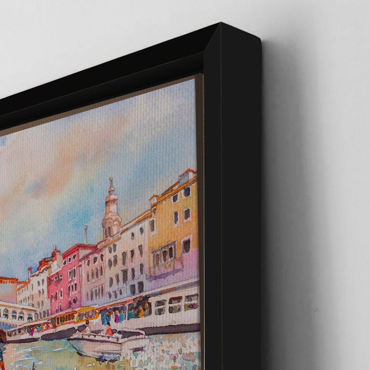 Landscapes Abstract Modern Art Large Canvas Paintings. Framed Digital Reprints of Famous and Vibrant Artwork (LDWA03) - Khirki.in 