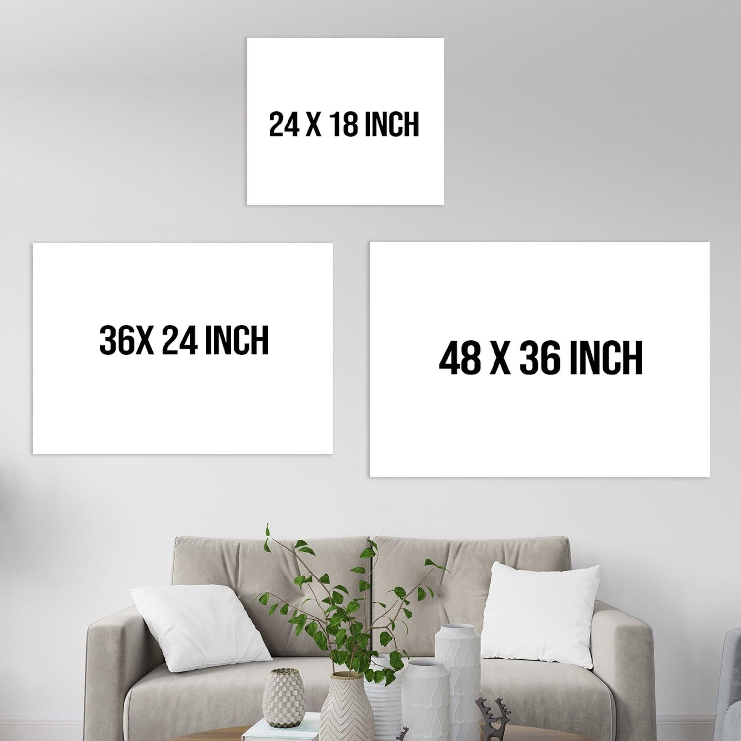 PAPER PLANE DESIGN Canvas Floral Wall Art: A Symphony of Nature's Elegance Large Size Canvas Framed Paintings For Living Room, Office, Home Decor. (FLWA19) - Khirki.in 