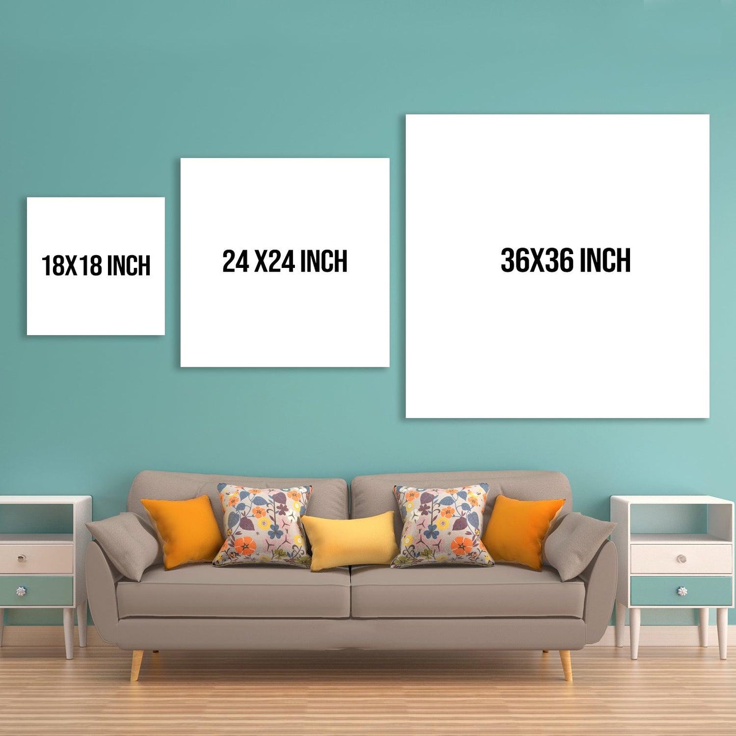 Ethnic Kerala Mural Canvas Painting For Living Room and Hotels Wall Decoration