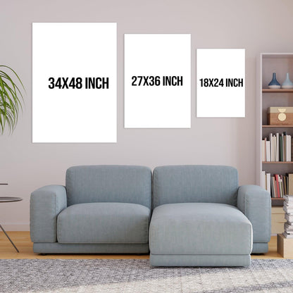 Mughal Canvas Painting For Home Decor and Hotels Wall Decoration (ETHWA32).