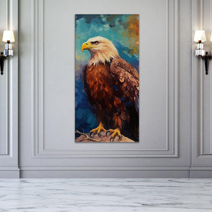 Amazing Wildlife Wall Art. Large Canvas Framed Digital Reprints of Jungle, Wildlife, Animals and Birds. Ready To Hang. Size:  24 Inch x 48 Inch (WBWA52) - Khirki.in 