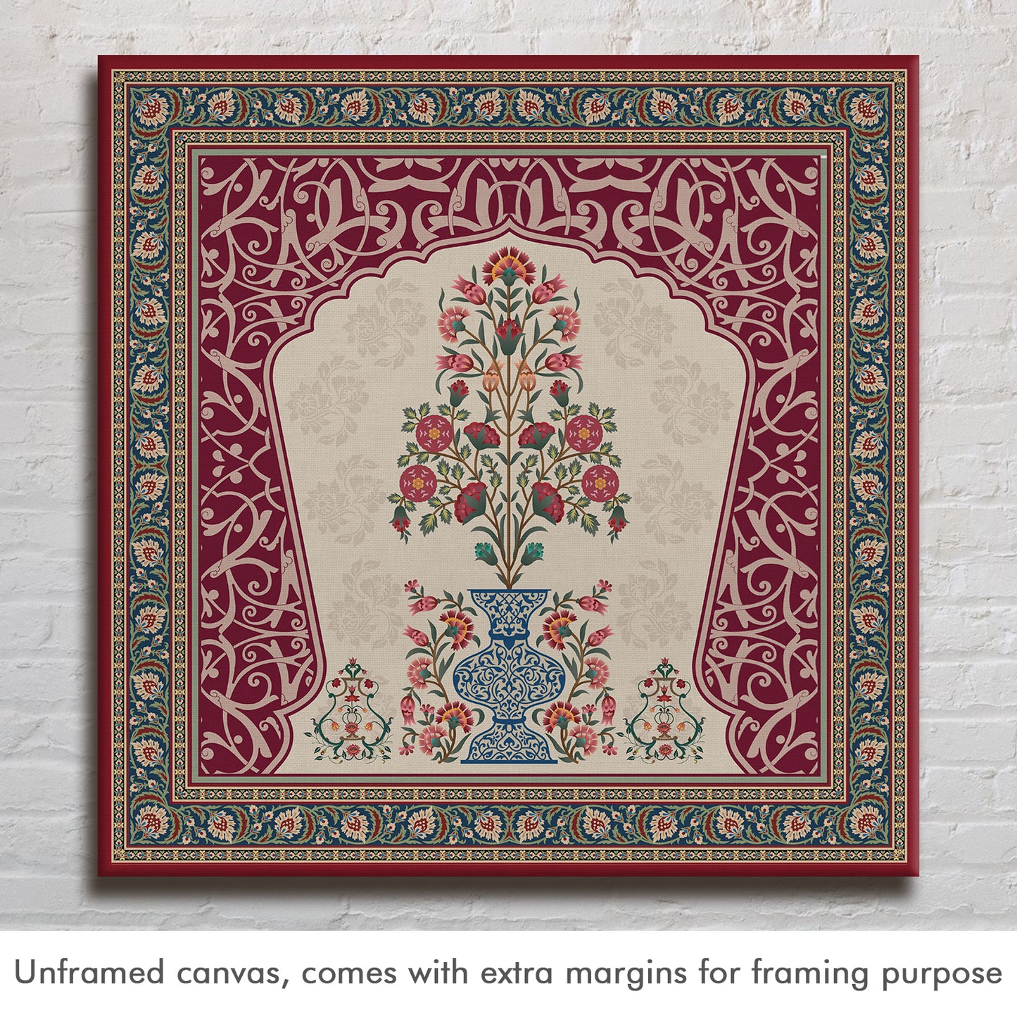 Ethnic Indian Traditional Canvas Print. Unframed. (ETCNV001)