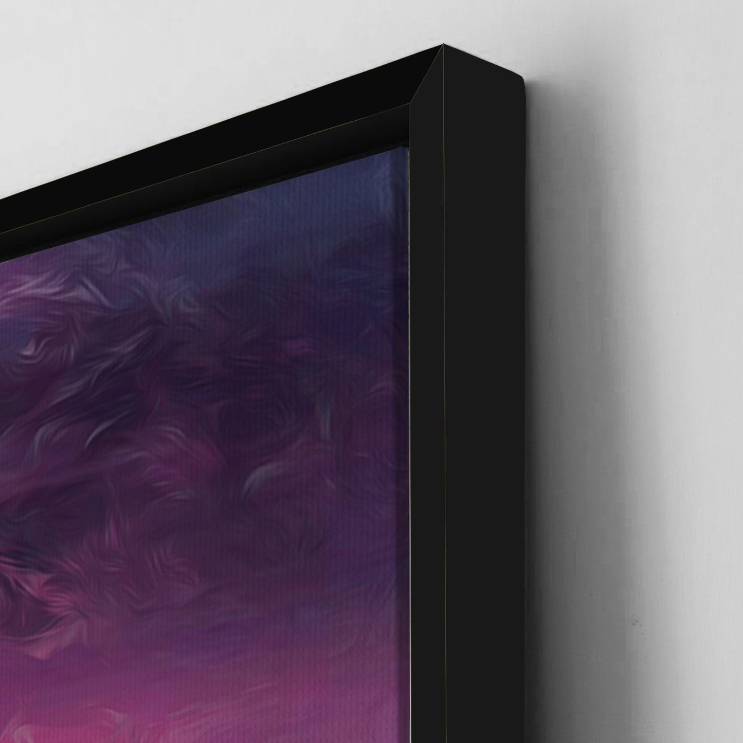 Seven Running Horses Vastu Canvas Paintings Framed For Living Room Wall Decoration (VAWA37).