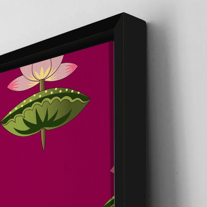 Traditional Indian Pichwai Wall Art Canvas Painting For Home Decor (PWA09).