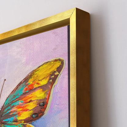 Butterfly Vastu Canvas Painting Framed For Living Room 
