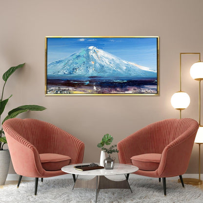 Feng Shui Mountain Canvas Painting For Living Room