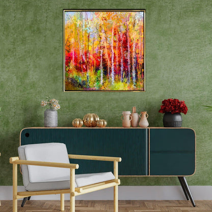 Forest Vastu Canvas Painting Framed For Home and Office