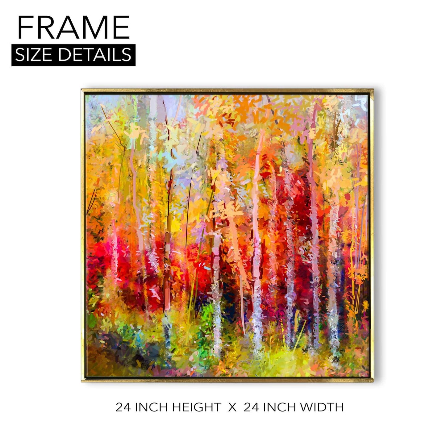 Forest Vastu Canvas Painting Framed For Home and Office