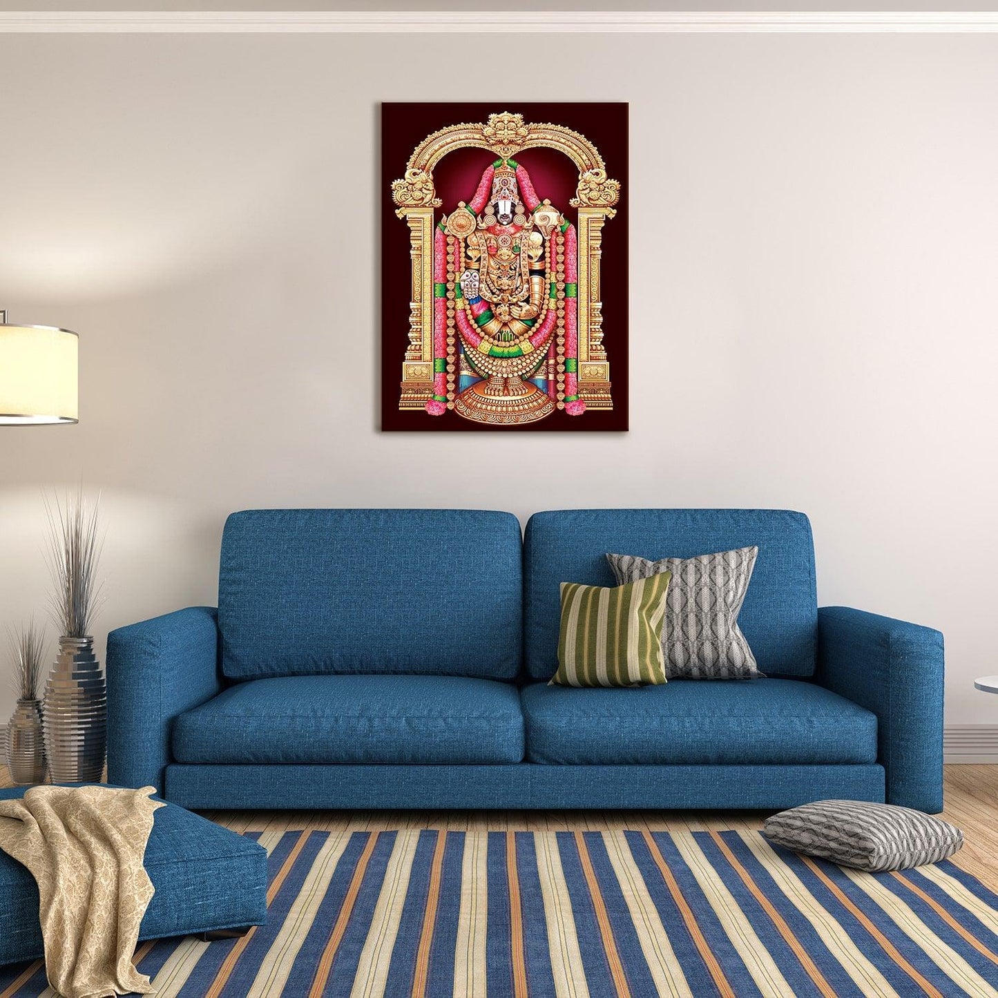 God Tirupati Venkatachalapathy Canvas Painting