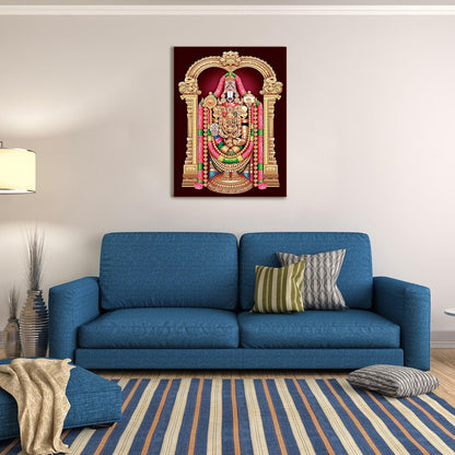 God Tirupati Venkatachalapathy Canvas Painting