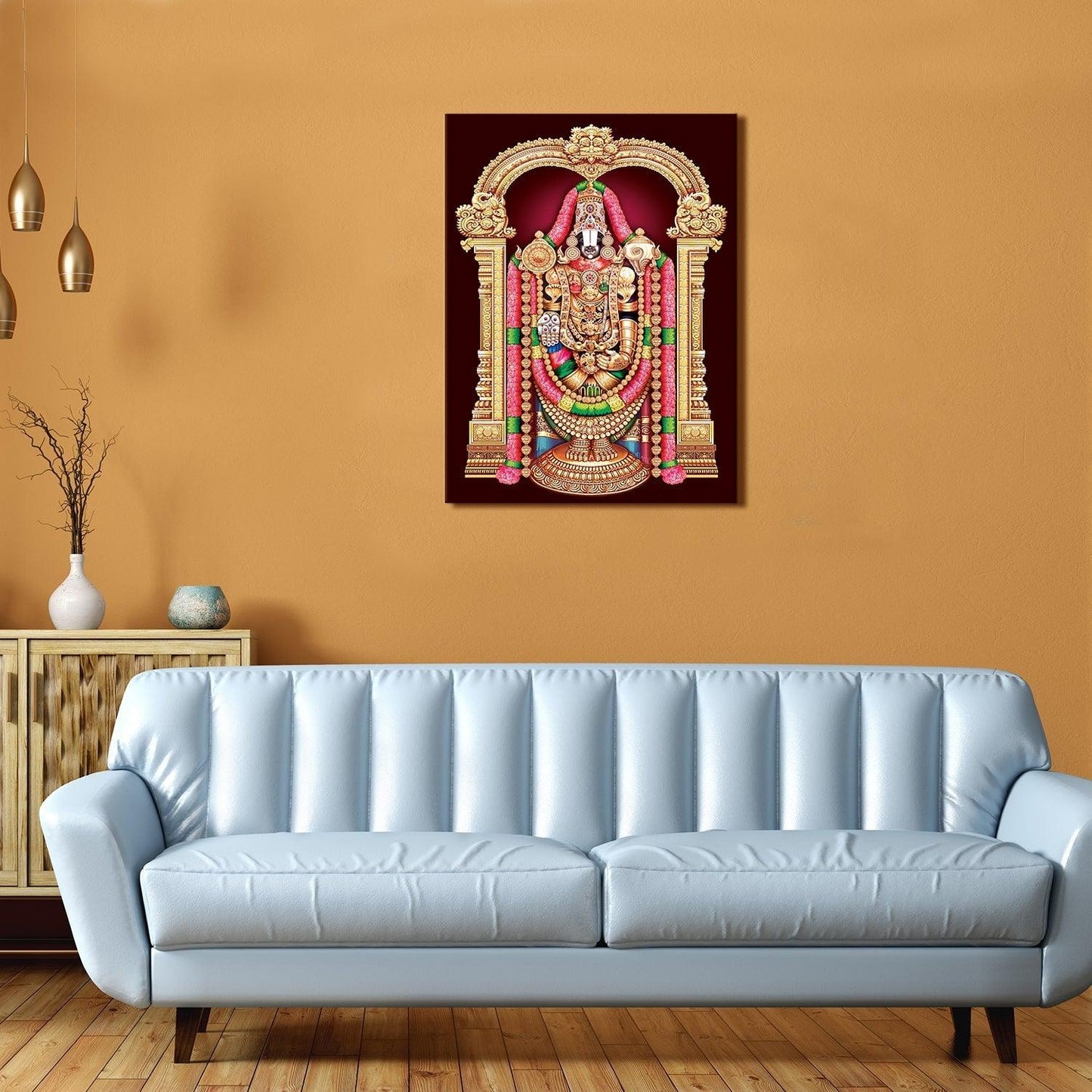 God Tirupati Venkatachalapathy Canvas Painting