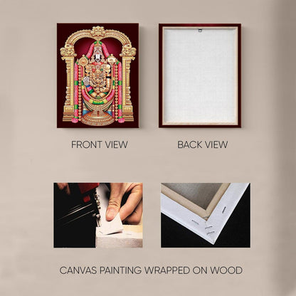 God Tirupati Venkatachalapathy Canvas Painting