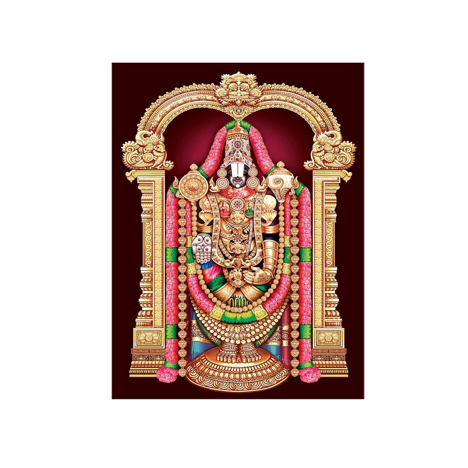 God Tirupati Venkatachalapathy Canvas Painting
