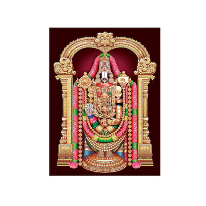 God Tirupati Venkatachalapathy Canvas Painting