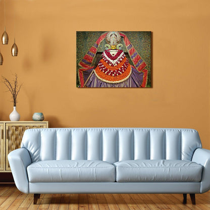 Lord Khatu Shyam ji Canvas Painting frame