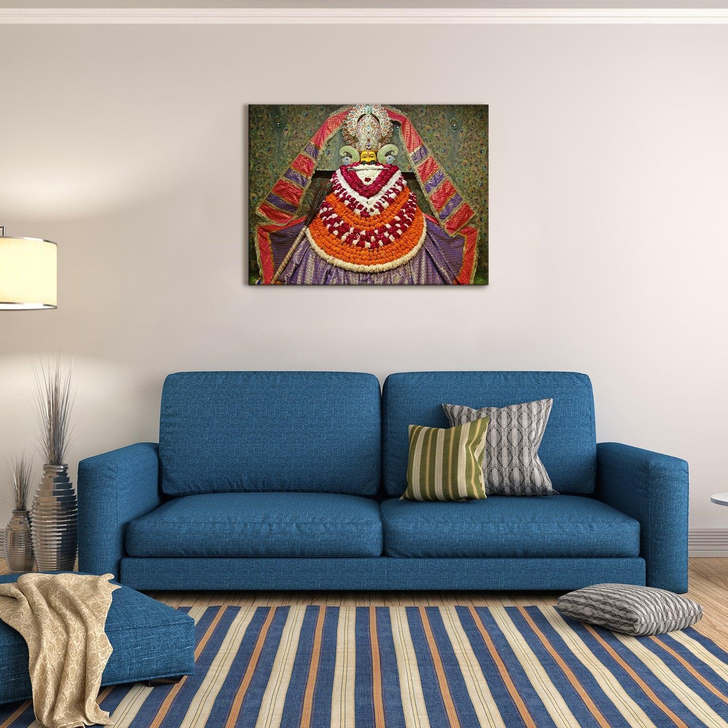 Lord Khatu Shyam ji Canvas Painting frame