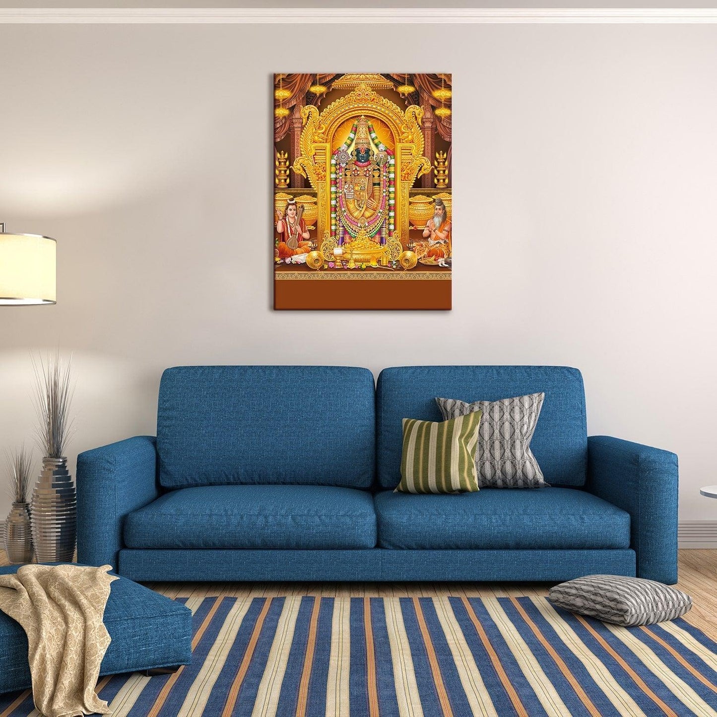 Tirupati Balaji - Lord Venkateswara Canvas Painting