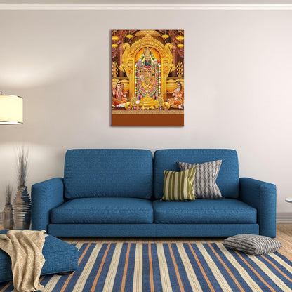 Tirupati Balaji - Lord Venkateswara Canvas Painting