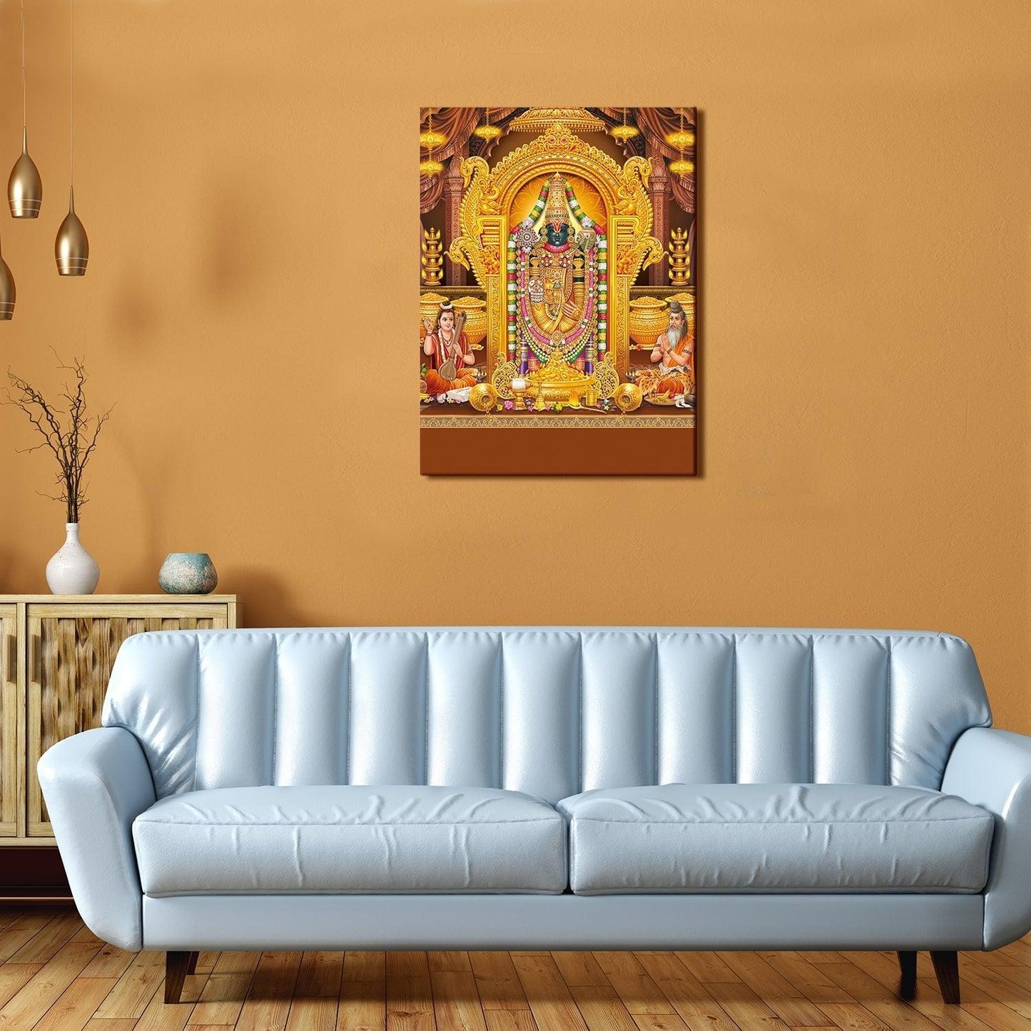Tirupati Balaji - Lord Venkateswara Canvas Painting