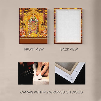 Tirupati Balaji - Lord Venkateswara Canvas Painting