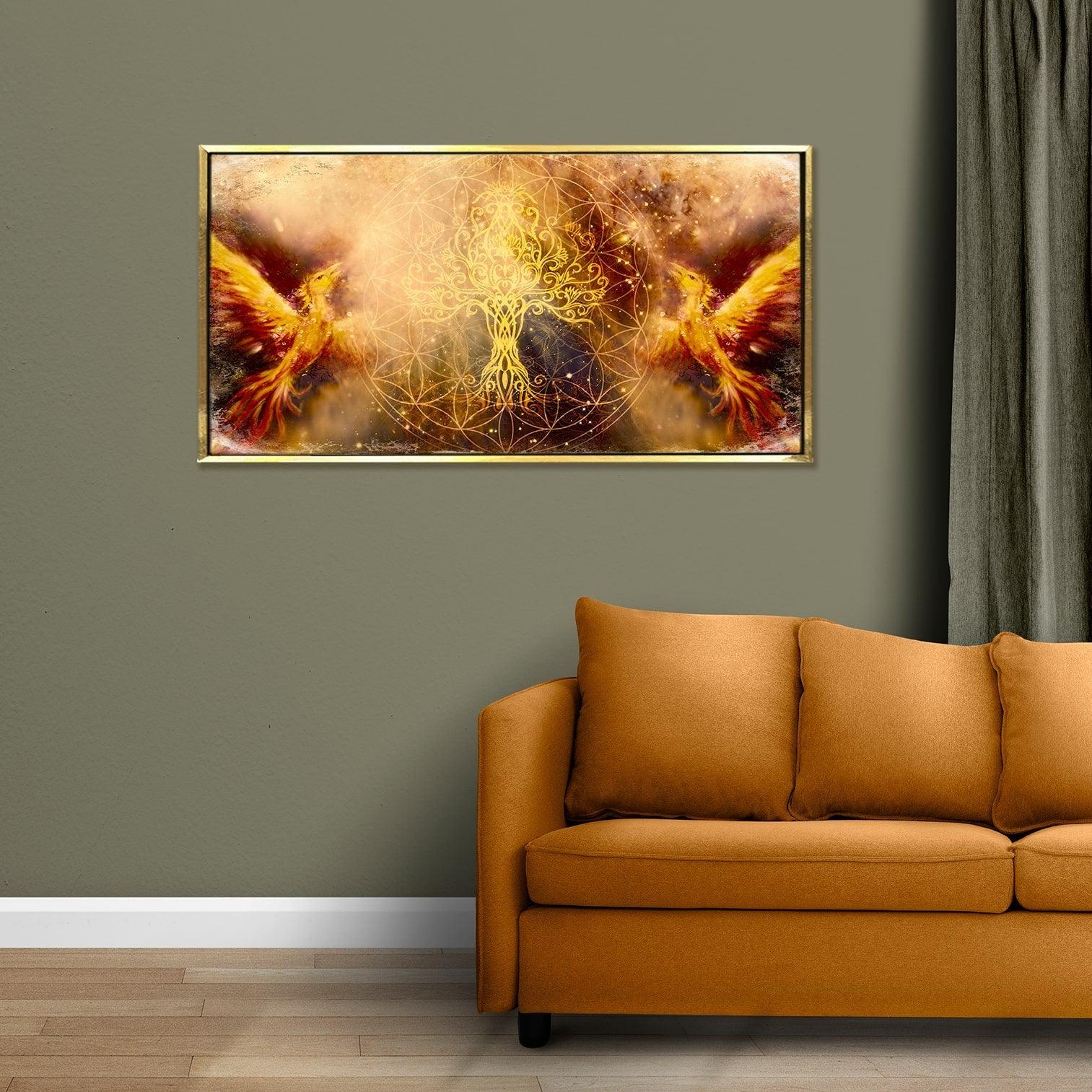 Pheonix Vastu Painting Canvas Framed for Home and office