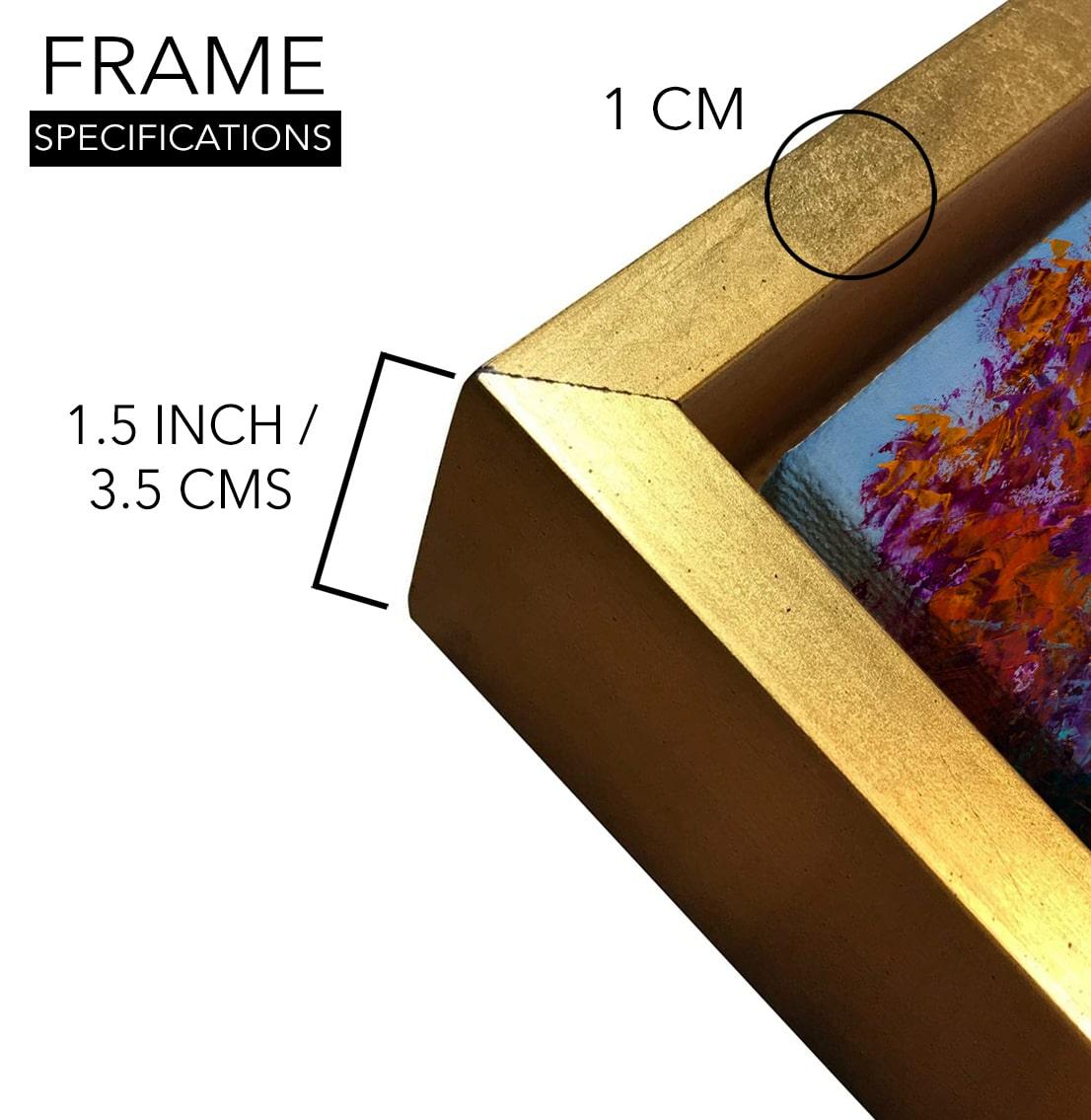 River Vastu Canvas Painting Framed For Home and Office 