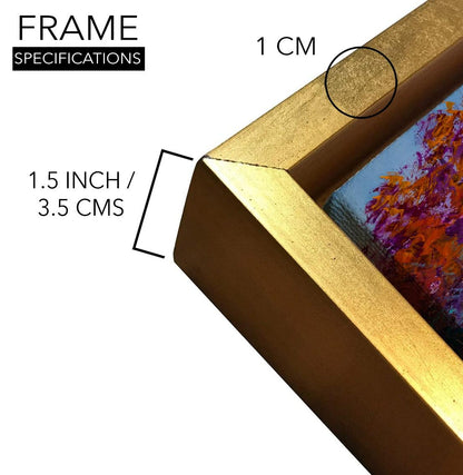 River Vastu Canvas Painting Framed For Home and Office 