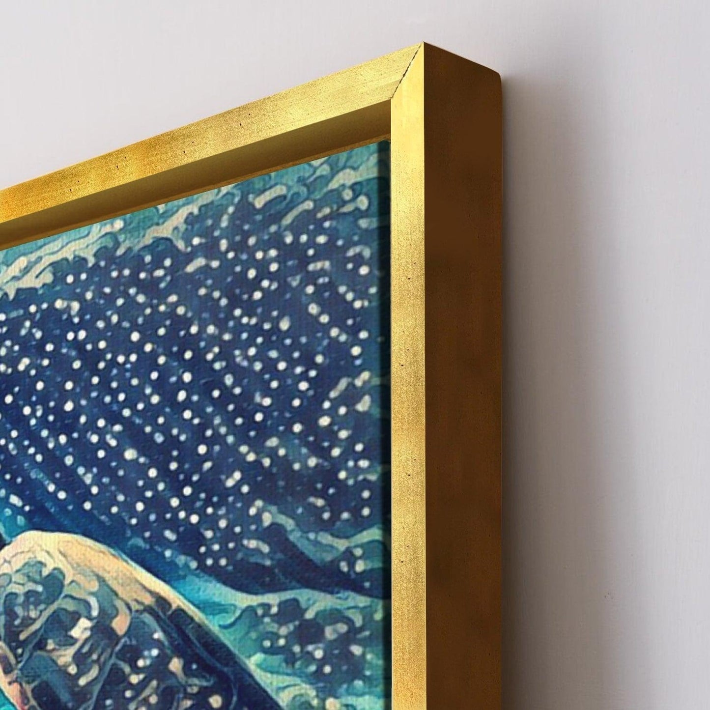 Turtle Vastu Canvas Painting Framed for Home and Office