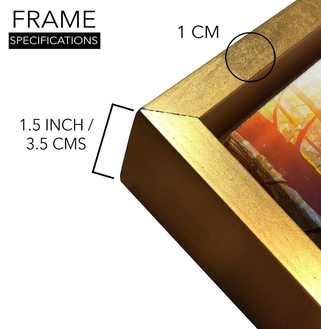 Forest Vastu Canvas Painting Framed For Living Rooms Wall decoration