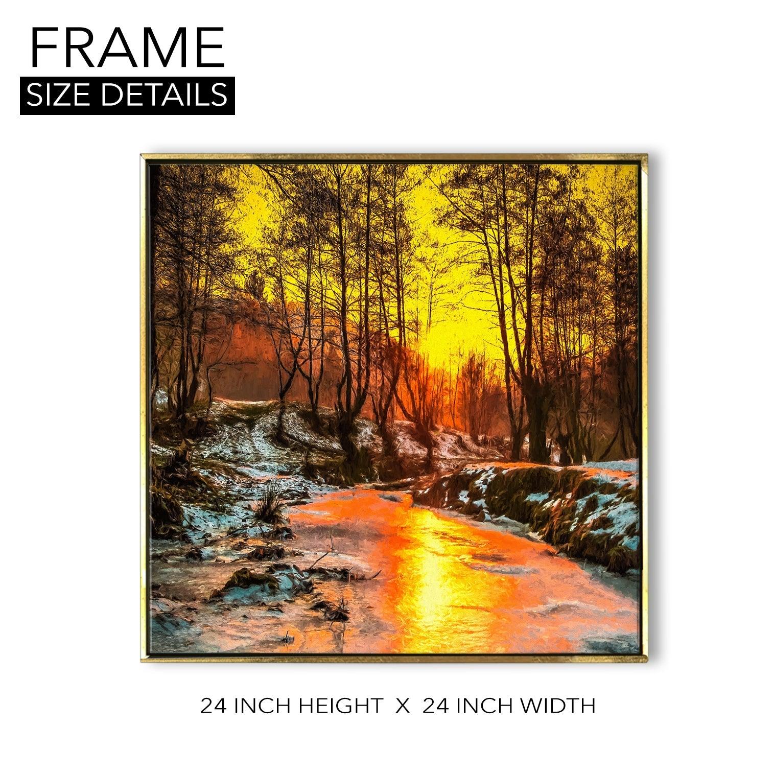 River Vastu Canvas Painting