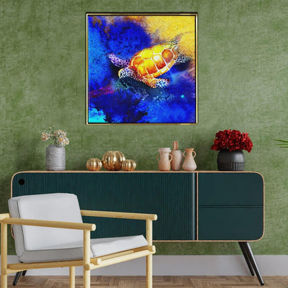Turtle Vastu Canvas Painting for Home and Office