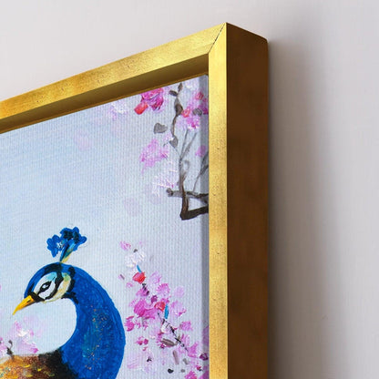 Peacock Vastu Painting Framed For Home and Office