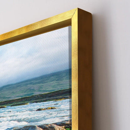 Waterfall Vastu Canvas Painting Framed For Home and Office