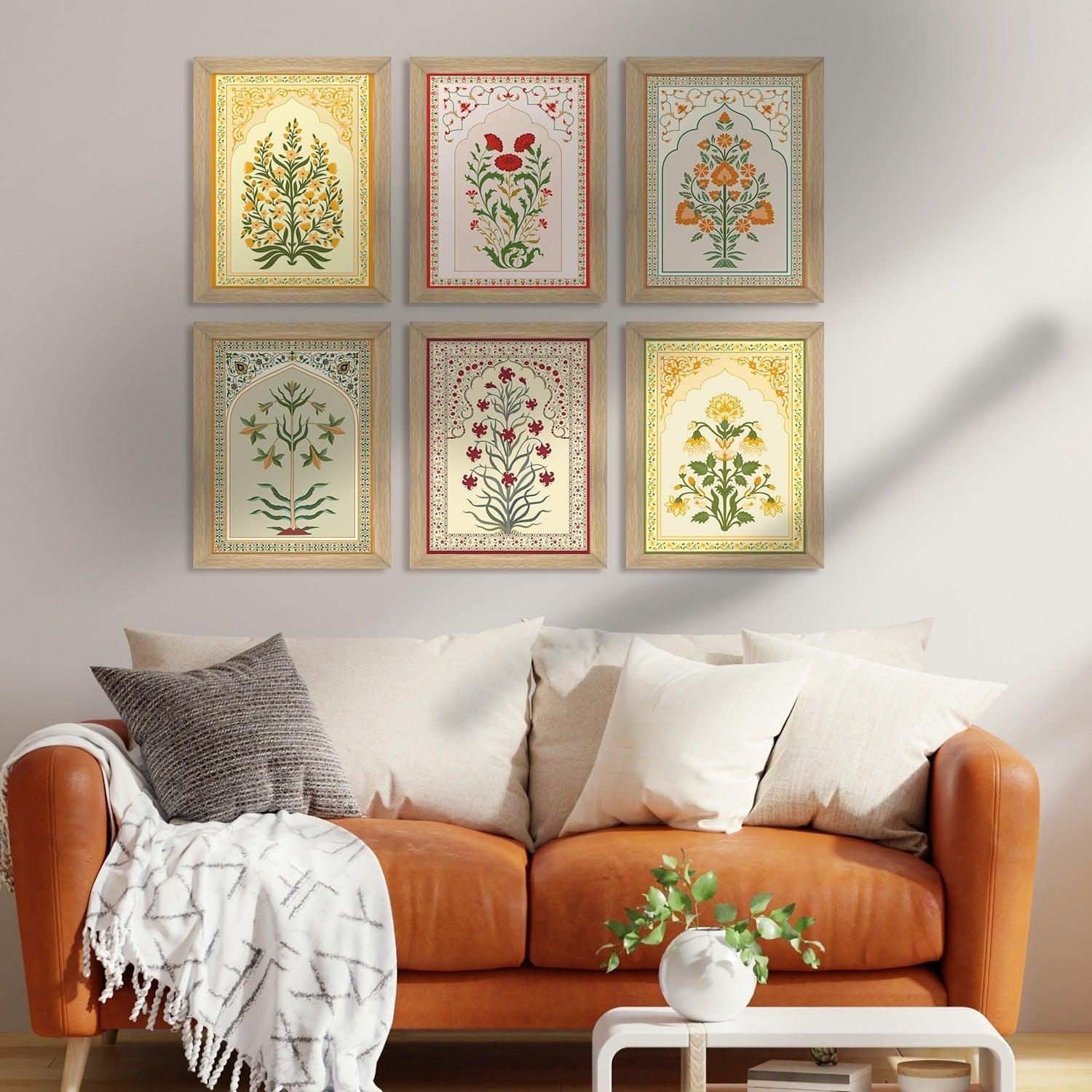 Traditional Art Paintings: Enhance Your Home Décor with Framed Masterpieces - Perfect for Living Rooms, Bedrooms, and Office Spaces (ARTFM001) - Khirki.in 