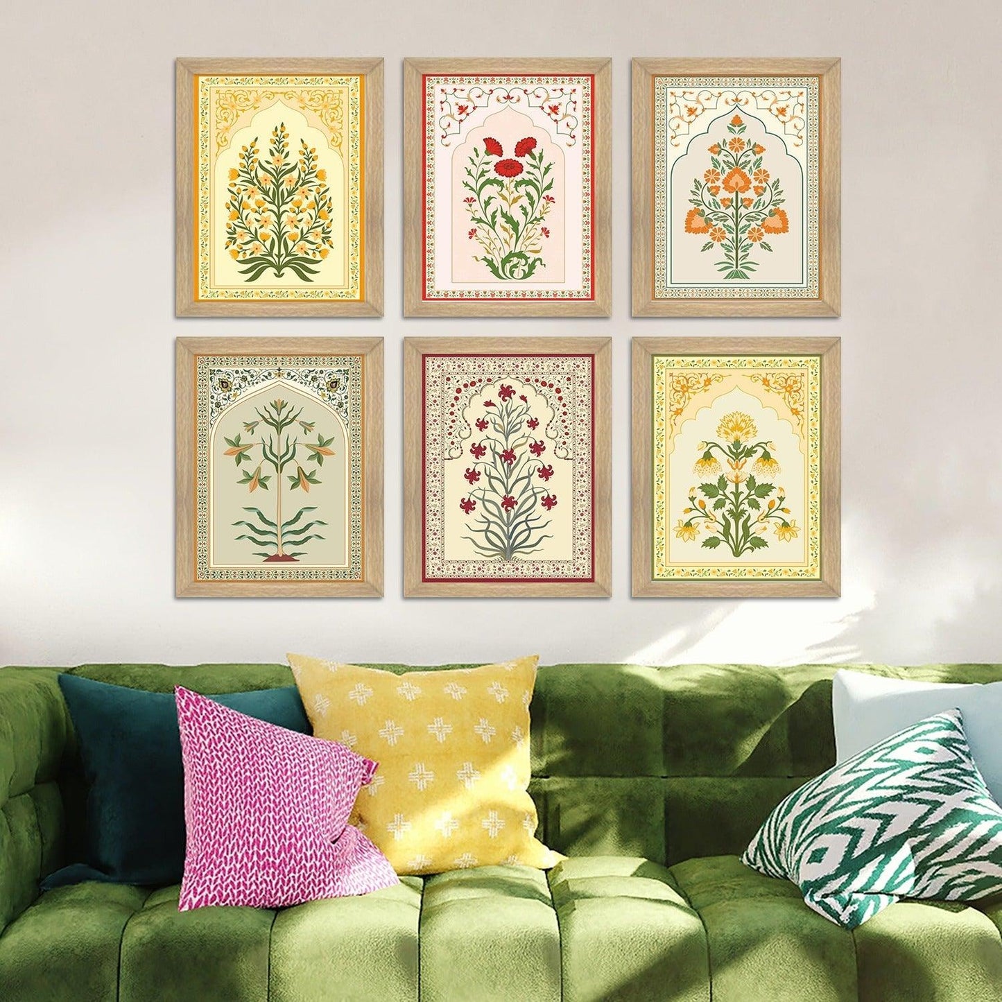 Traditional Art Paintings: Enhance Your Home Décor with Framed Masterpieces - Perfect for Living Rooms, Bedrooms, and Office Spaces (ARTFM001) - Khirki.in 