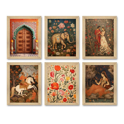 Traditional Art Paintings: Enhance Your Home Décor with Framed Pichwai and Madhubani Masterpieces - Perfect for Living Rooms, Bedrooms, and Office Spaces(ARTFM002) - Khirki.in 