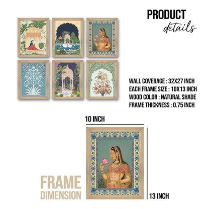 Traditional Art Paintings: Enhance Your Home Décor with Framed Pichwai and Madhubani Masterpieces - Perfect for Living Rooms, Bedrooms, and Office Spaces(ARTFM004) - Khirki.in 