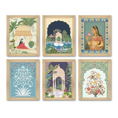 Traditional Art Paintings: Enhance Your Home Décor with Framed Pichwai and Madhubani Masterpieces - Perfect for Living Rooms, Bedrooms, and Office Spaces(ARTFM004) - Khirki.in 