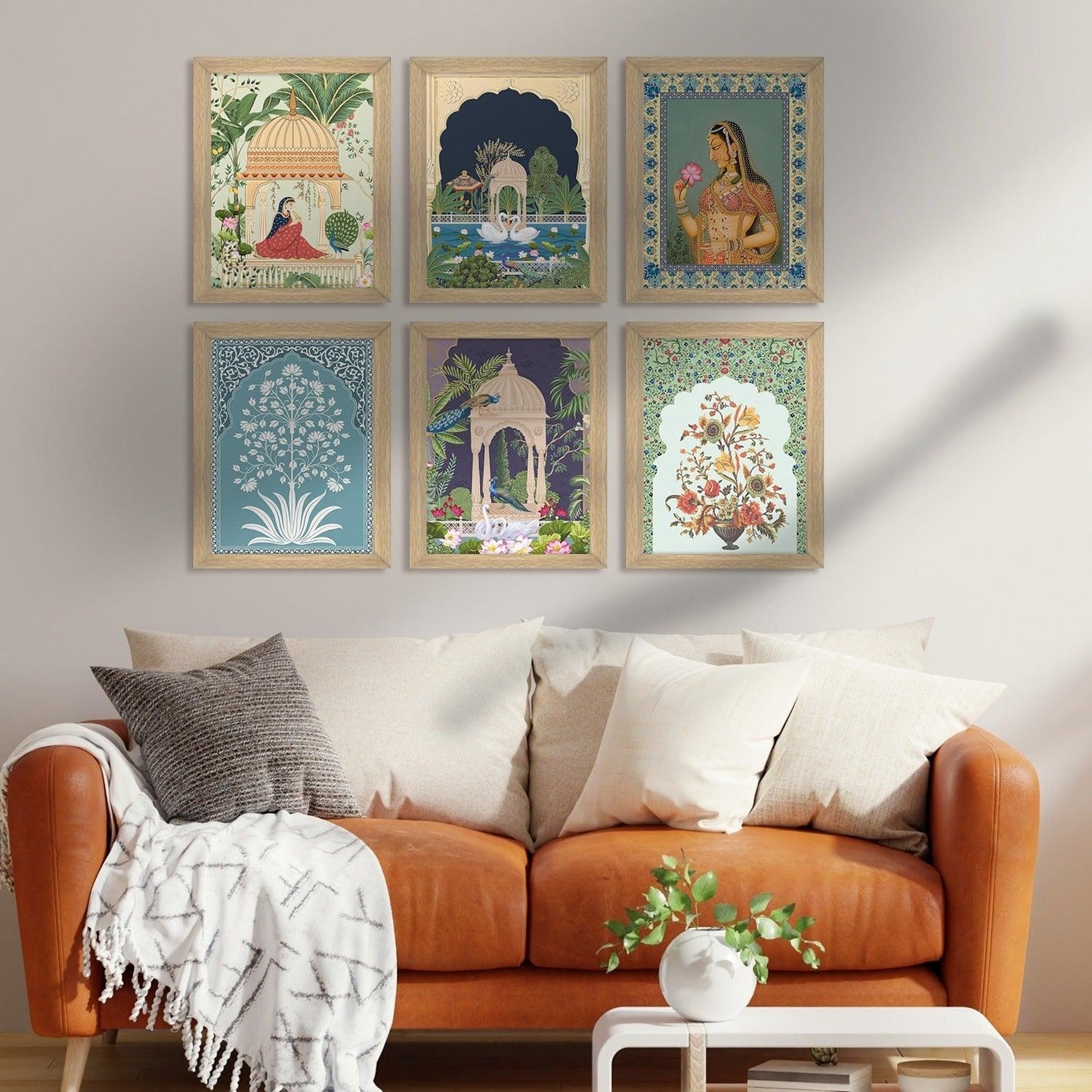 Traditional Art Paintings: Enhance Your Home Décor with Framed Pichwai and Madhubani Masterpieces - Perfect for Living Rooms, Bedrooms, and Office Spaces(ARTFM004) - Khirki.in 