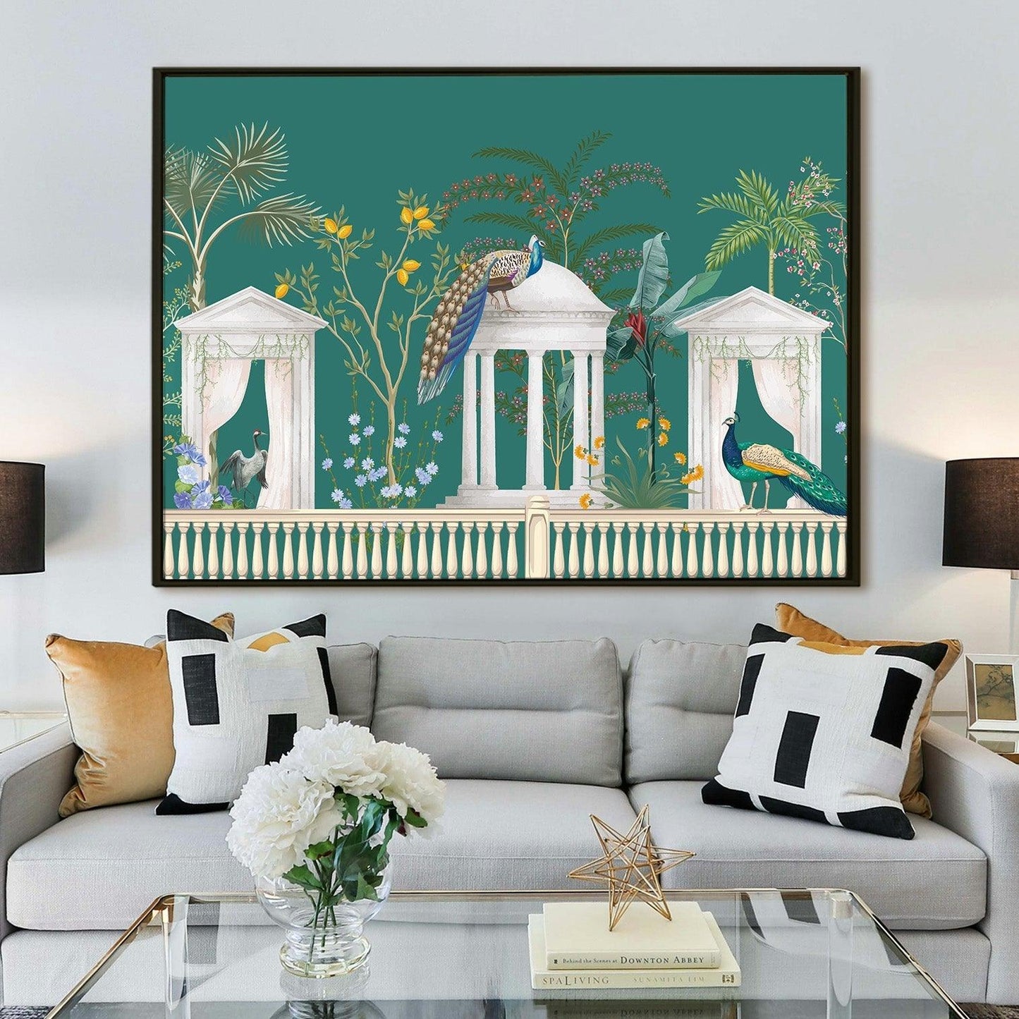 Indian Ethnic Traditional Wall Art Large Size Canvas Painting For Home and Hotels Wall Decoration. (ETHWA02)