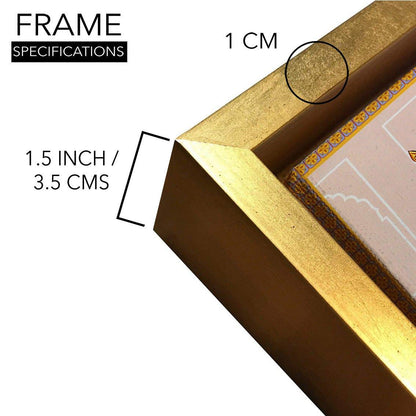 Indian Ethnic Traditional Wall Art Large Size Canvas Painting For Home and Hotels Wall Decoration. (ETHWA04)