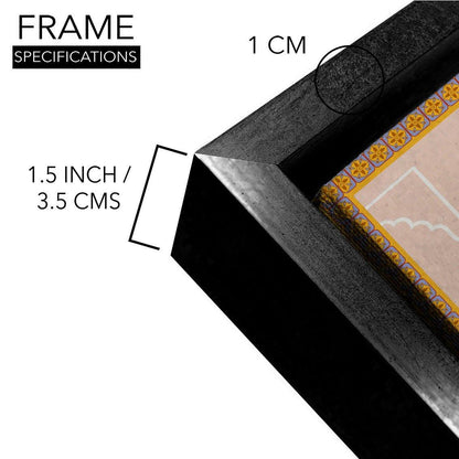 Indian Ethnic Traditional Wall Art Large Size Canvas Painting For Home and Hotels Wall Decoration. (ETHWA04)