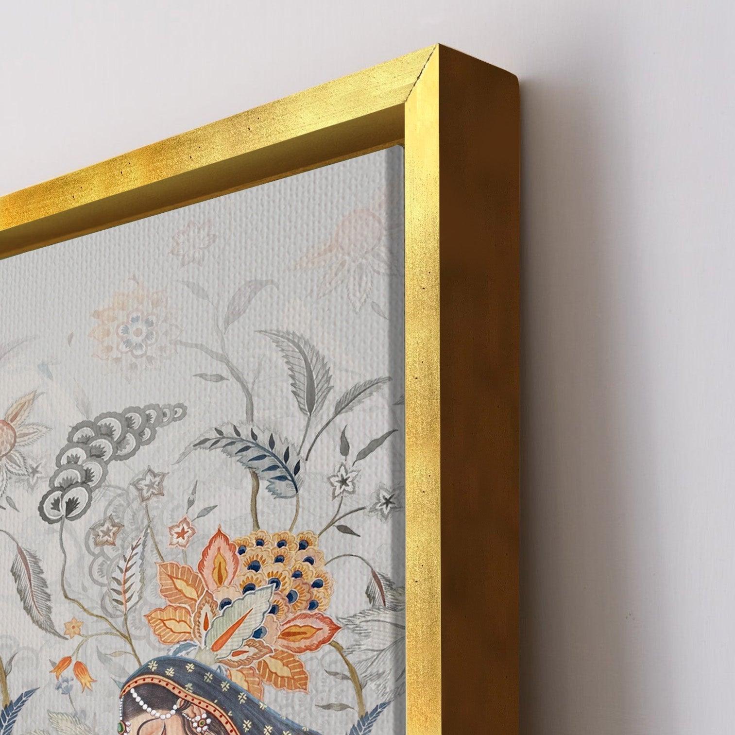 Indian Ethnic Traditional Wall Art Large Size Canvas Painting For Home and Hotels Wall Decoration. (ETHWA17)