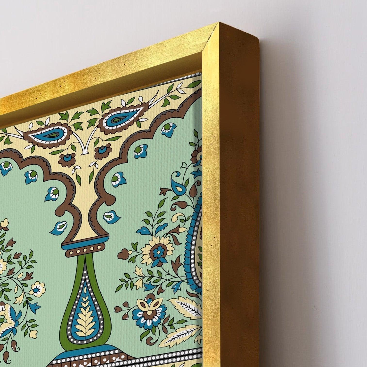 Indian Ethnic Traditional Wall Art Large Size Canvas Painting For Home and Hotels Wall Decoration. (ETHWA19)